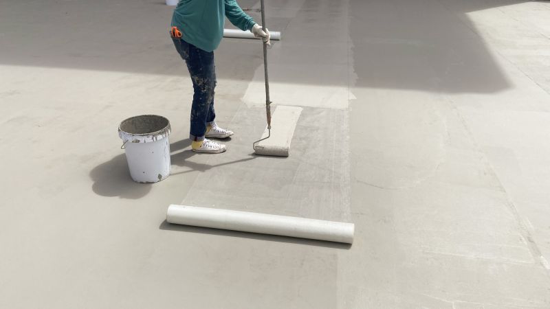 Concrete Coating in Progress