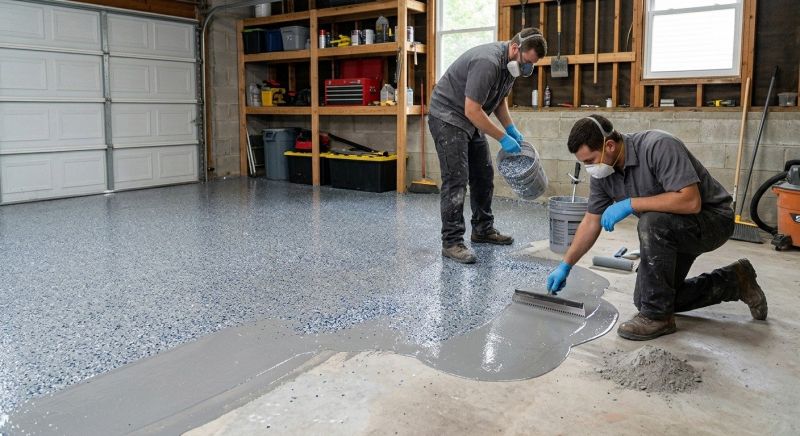 Garage Floor Renovation in Loudoun County, VA