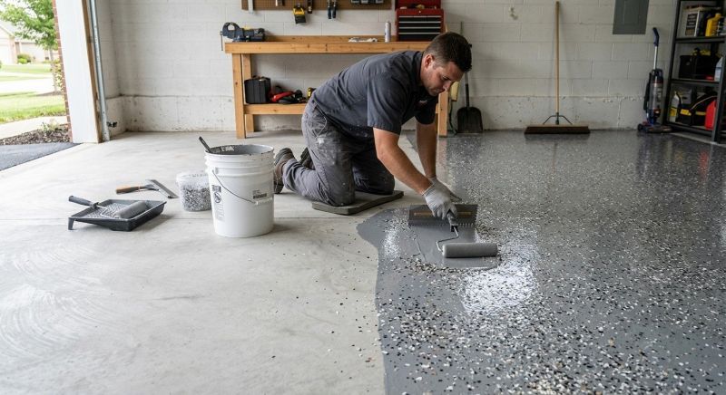 Garage Floor Renovation in Greensboro, NC
