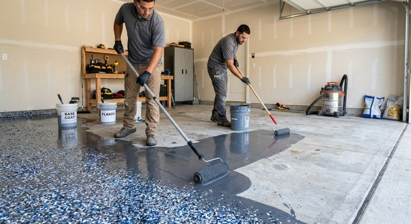 Residential Floor Coating in Fairfax, VA
