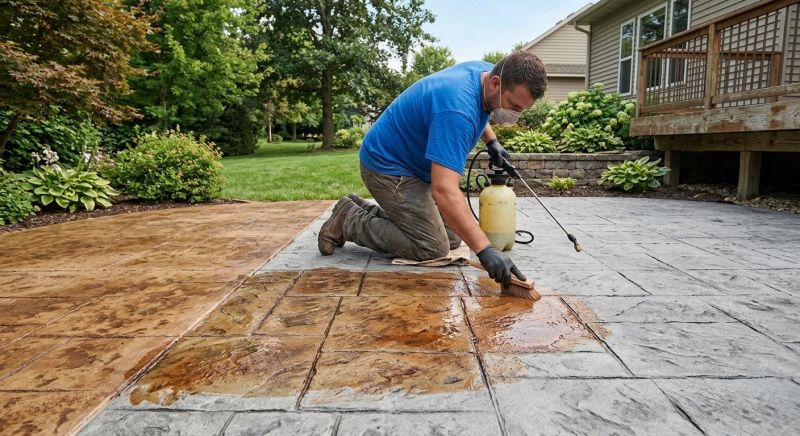 Concrete Coating Application Service